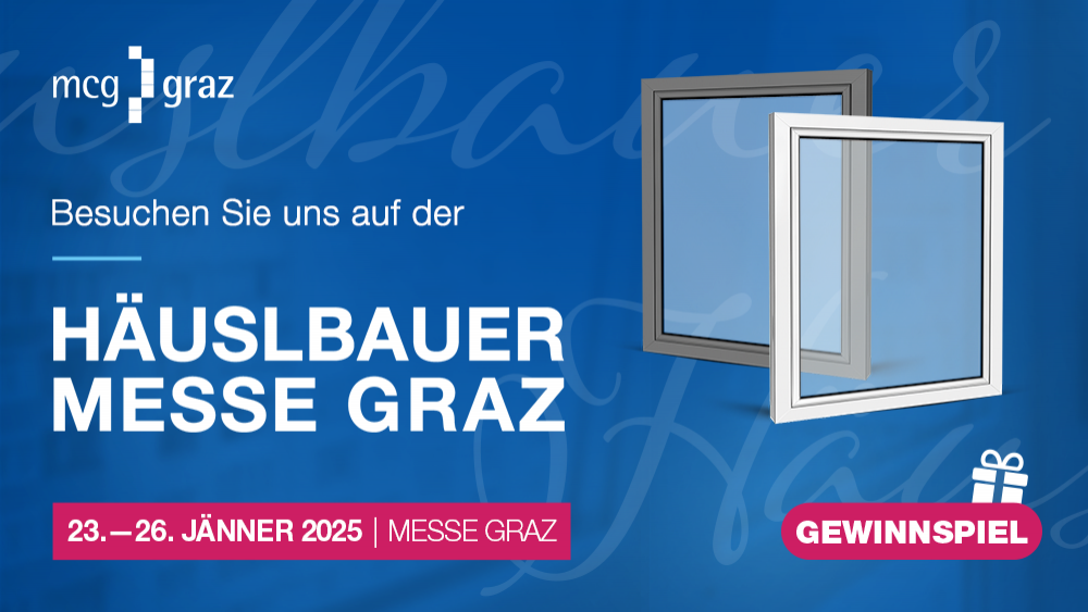 Wir treffen uns auf der Häuslbauermesse Graz. 🤝🚪🏡