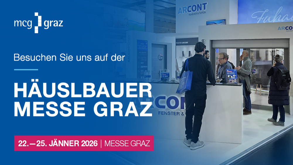 Wir treffen uns auf der Häuslbauermesse Graz. 🤝🚪🏡